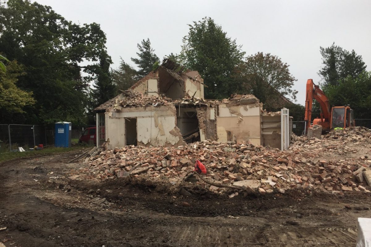 demolition is under way! - Annabelle & Co.